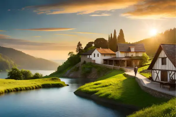 Descubra os Eco-Resorts Sustentáveis ​​nas Montanhas dos Alpes por Fontes Geotérmicas